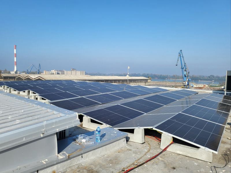 SOLAR POWER PLANT -144kW, Port Belgrade, Serbia